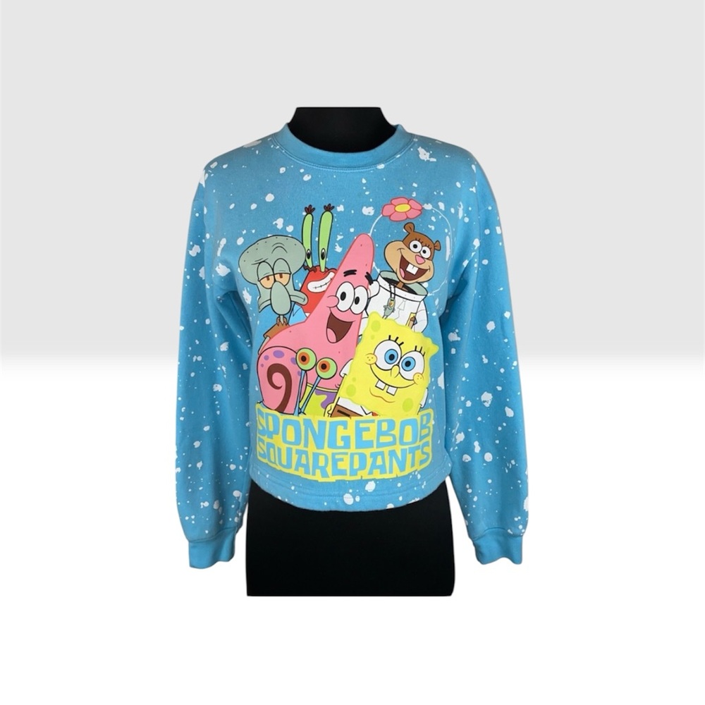SpongeBob SquarePants Kids Teal Sweatshirt Size: XXL/XXG(19)